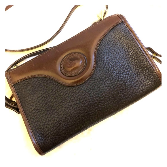 Dooney & Bourke Handbags - Vintage Dooney & Bourke Brown AllWeather Crossbody